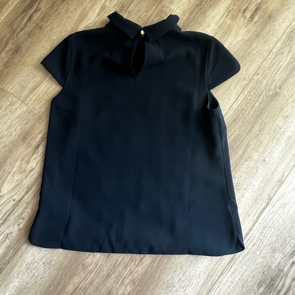 TED BAKER Kyoto Garden print embroidered floral butterfly collar blouse top - Picture 3 of 13